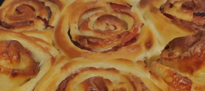 FLOR DE JAMON Y QUESO EN THERMOMIX