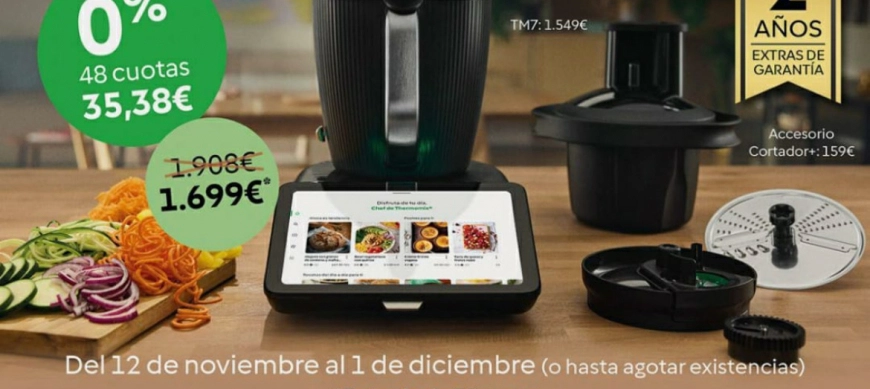 Comprar Thermomix TM7 al Mejor Precio: Promo con Cortador+ y Financiación 0%