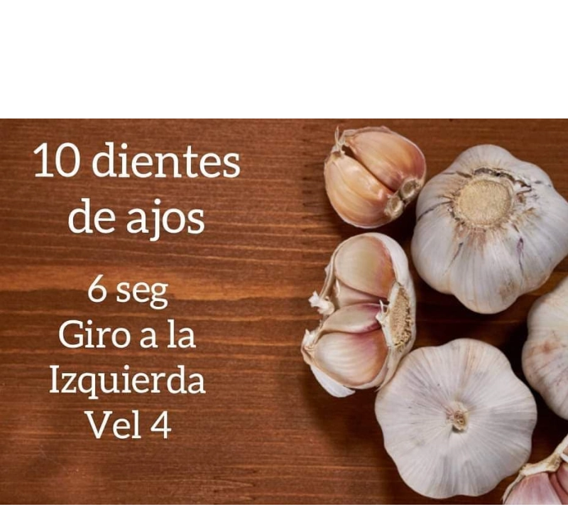 Cómo pelar ajos con tu Thermomix