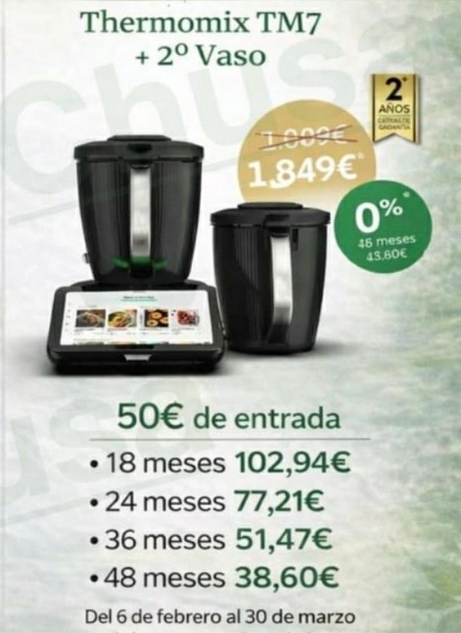 ⭐ Thermomix con financiación sin intereses: el mejor robot de cocina del mercado ahora al alcance de todos