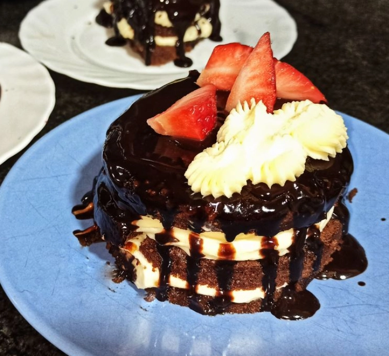 Tarta de Chocolate Blanco y Negro con Thermomix desde Parla- Fuenlabrada