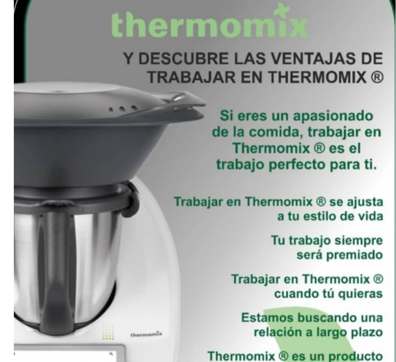 ¡¡OPORTUNIDAD!! TRABAJA EN THERMOMIX