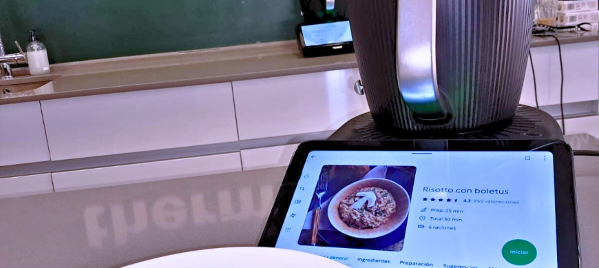 Arroz Risotto con boletus o setas RECETAS OTOÑO NUEVA Thermomix®