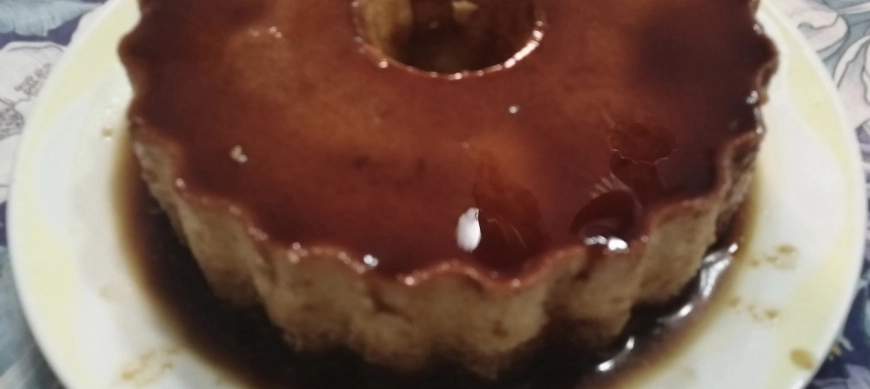 Pastel de coco, leche condensada y huevo con Thermomix