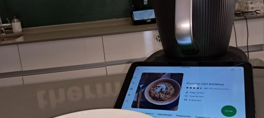 Arroz Risotto con boletus o setas RECETAS OCTOÑO NUEVA Thermomix®