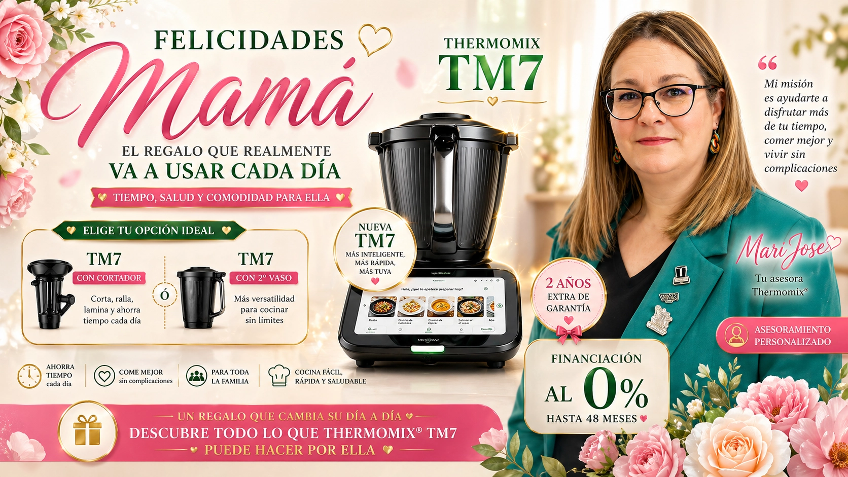 Thermomix TM7 Día de la Madre: el regalo práctico, saludable y con financiación 0%