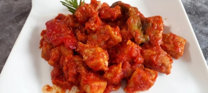 MAGRO CON TOMATE (cocina manual)