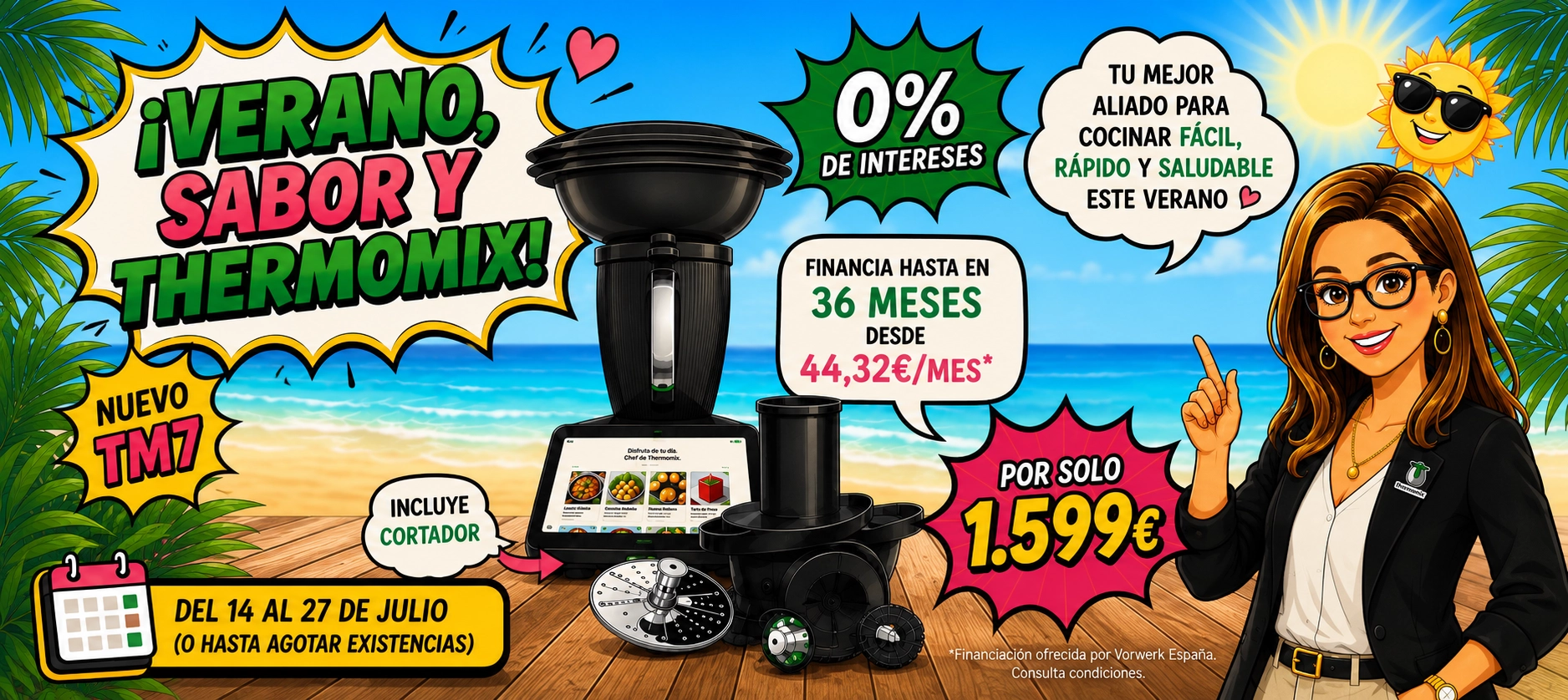 ☀️ Este verano disfruta más y cocina menos. 🍉🌿