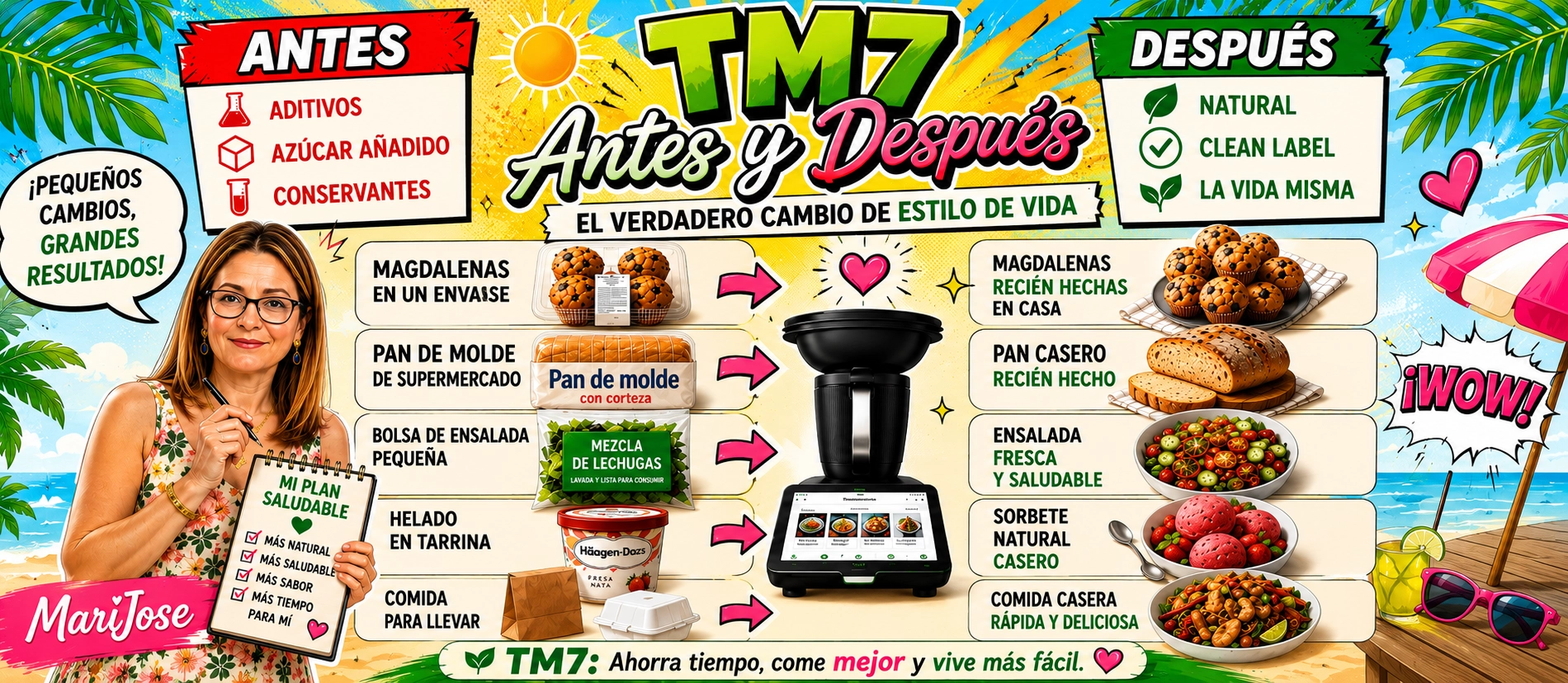 🌴 TM7: Antes y Después… ¡La diferencia se nota desde el primer día!