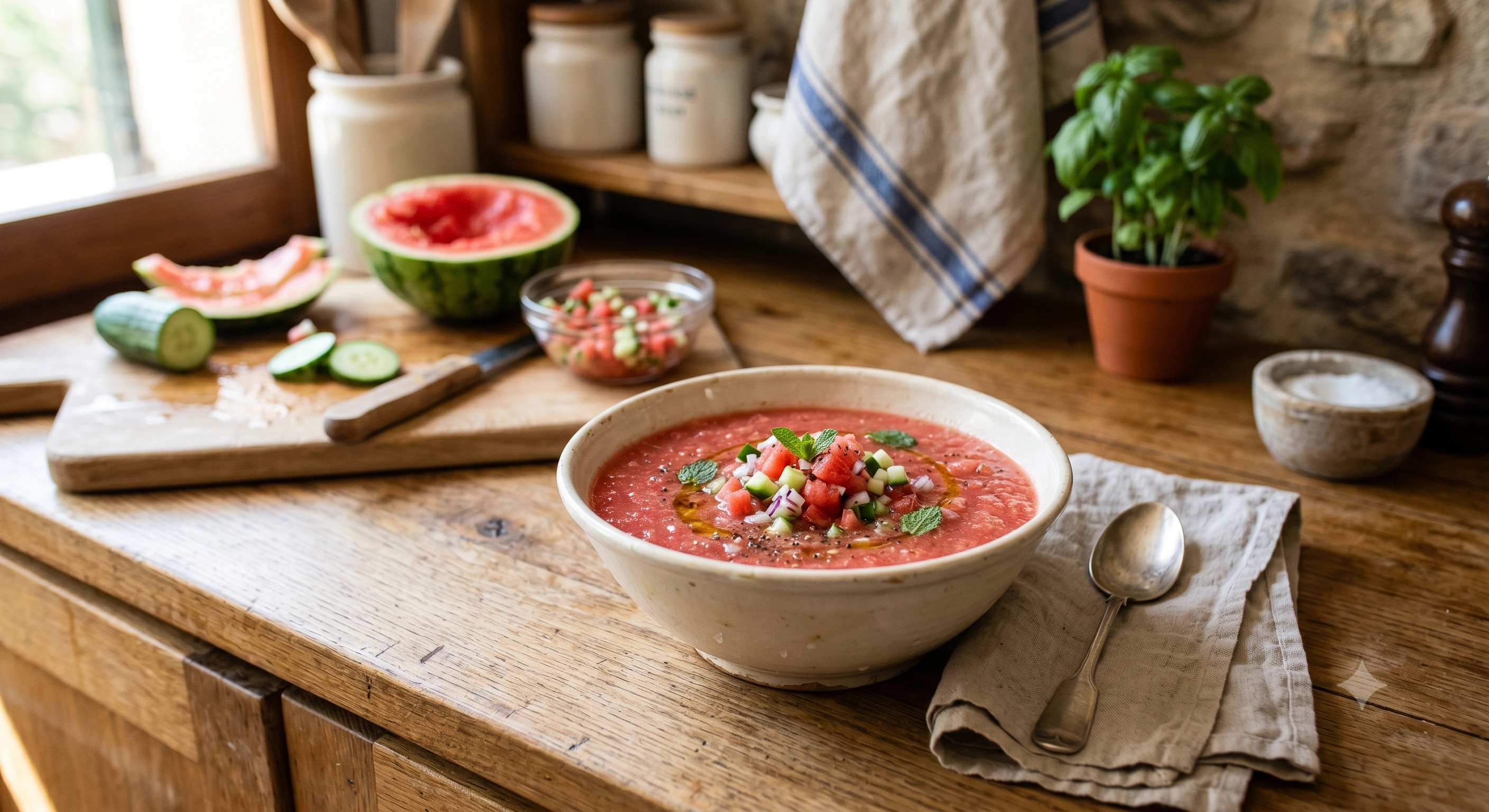 Gazpacho de Sandía con Thermomix: la receta refrescante del verano