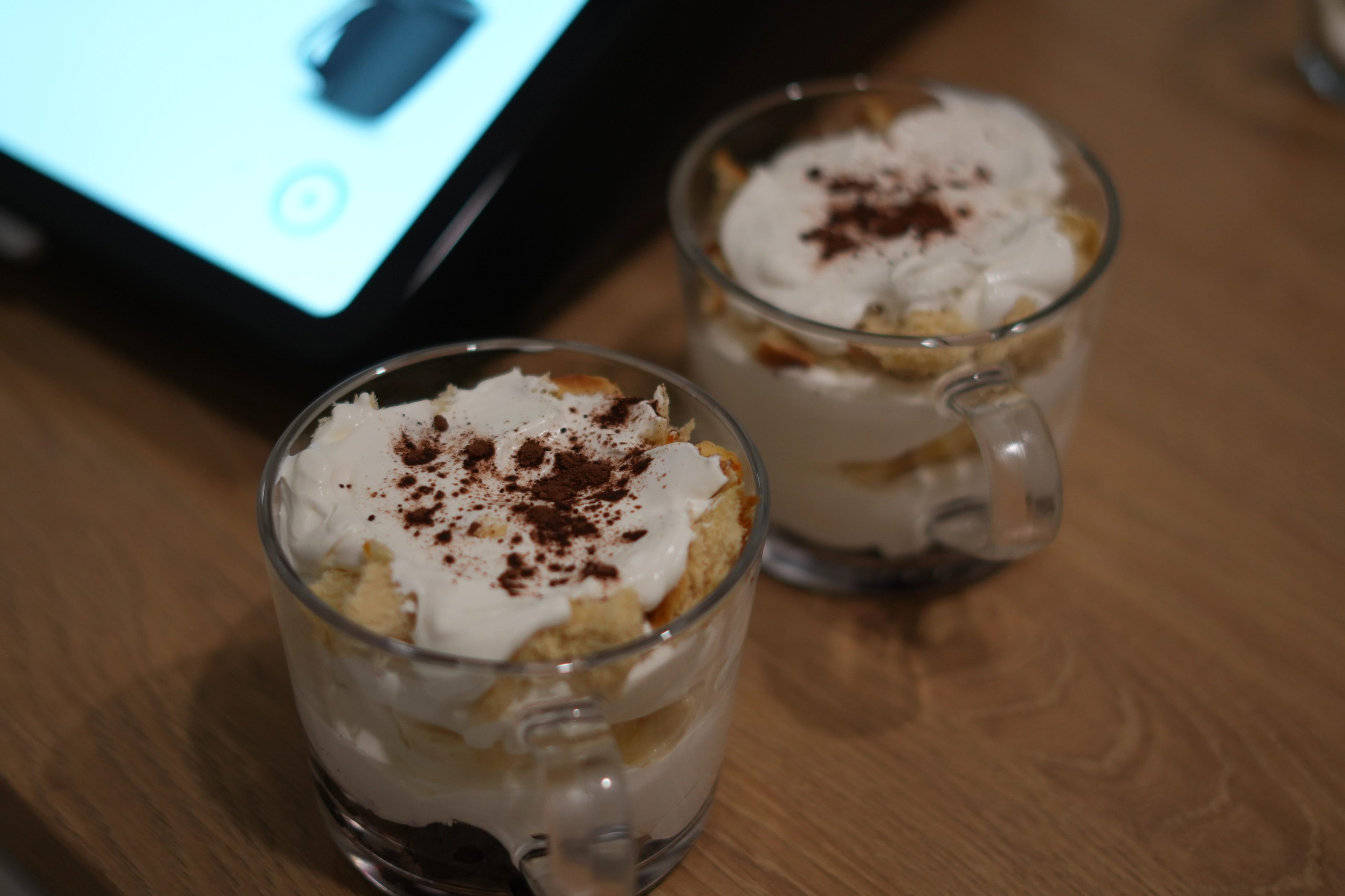 🍰 Vasitos de yogur y bizcocho