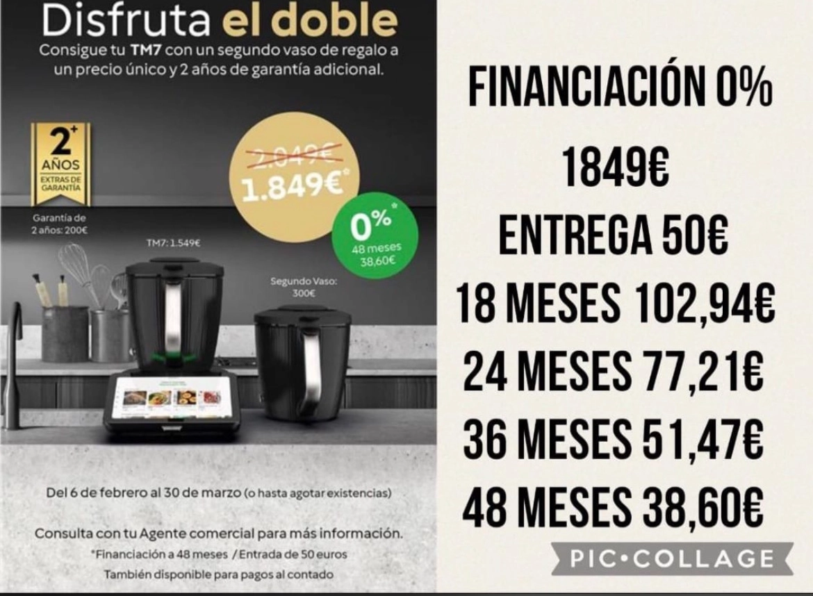 THERMOMIX TM7 CON SEGUNDO VASO. LA PROMOCIÓN QUE TE AHORRA TIEMPO EN LA COCINA