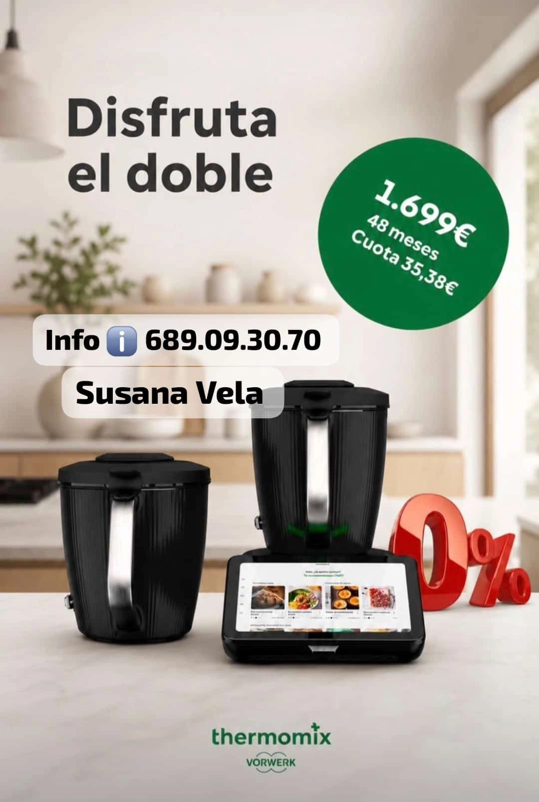 REBAJAS DE VERANO Comprar el nuevo Thermomix TM7: Descuento y Oferta "Disfruta el Doble" con Segundo Vaso en Julio