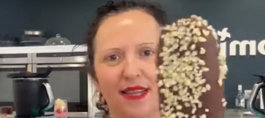 Falso helado magnum . Trucos cobertura helado