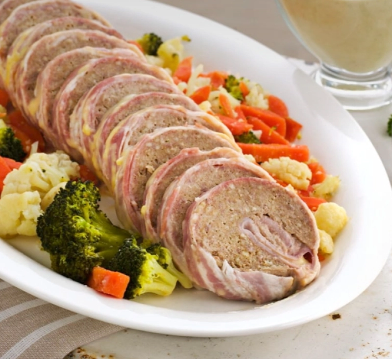 ROLLOS de DE CARNE AL VAPOR. FUENLABRADA PINTO