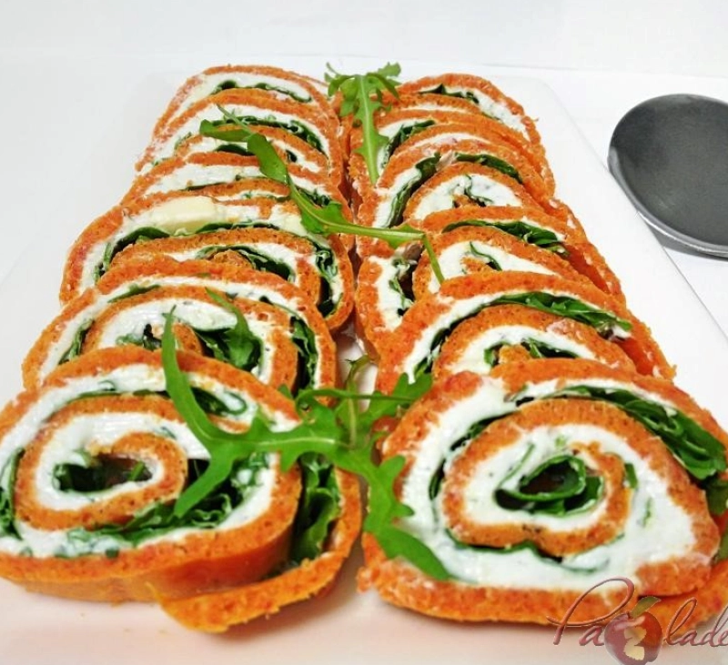 BRAZO DE PIMIENTO RELLENO DE QUESO ROQUEFORT