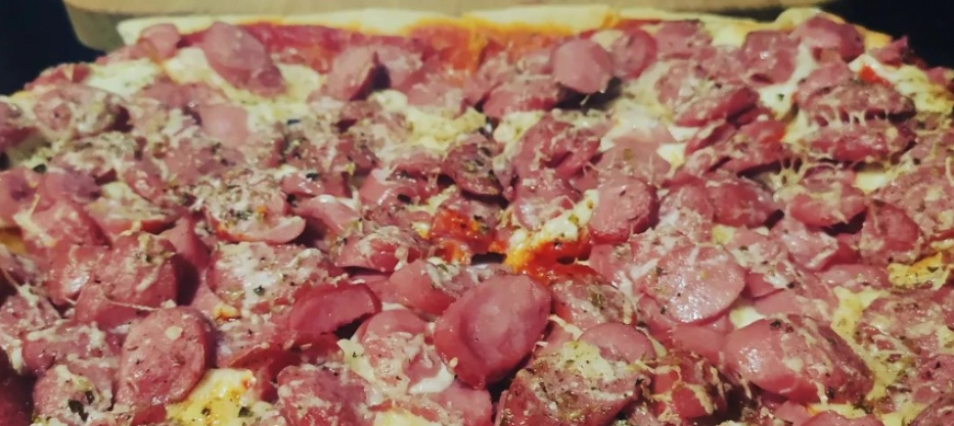 Pizza de Salchichas en thermomix