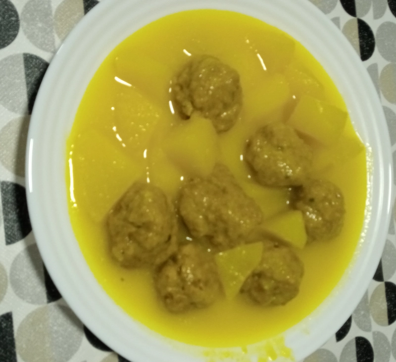 Albóndigas con Patatas (Cocina manual)