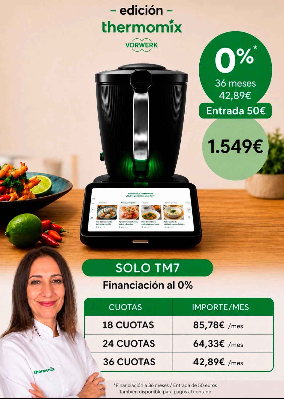 ¿Cuánto cuesta la nueva TM7 Thermomix en junio de 2026? La verdad sobre la promoción sin intereses y el ahorro veraniego