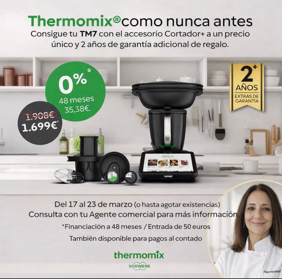 ¿Es este el mejor momento para comprar la Thermomix TM7 con el Cortador+?