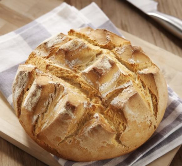 Pan rápido, pan con masa madre y pan integral con muesli