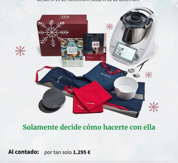 <p style=''color:#FF0000'';>Thermomix® Edición ''40 NAVIDADES JUNTOS''</p>
