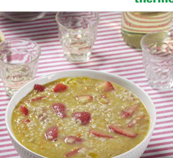 ARROZ DE PRIMAVERA....ARROZ CON FRESAS!!! EXQUISITO.