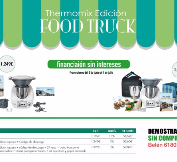 Nueva Edición Thermomix® Food-Truck con Financiación al 0% ¡Sin Intereses!