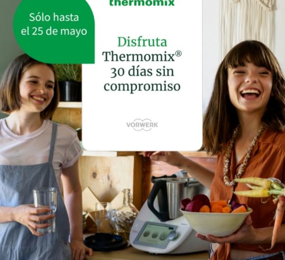 ENHORABUENA!!!!!! AL OBTENER UN Thermomix® ANTES DEL 25 DE MAYO TENDRAS 50EUROS GRATIS EN LA TIENDA ONLINE DE Thermomix® !!!!!!SI,,,,SI GRATISSS!!!