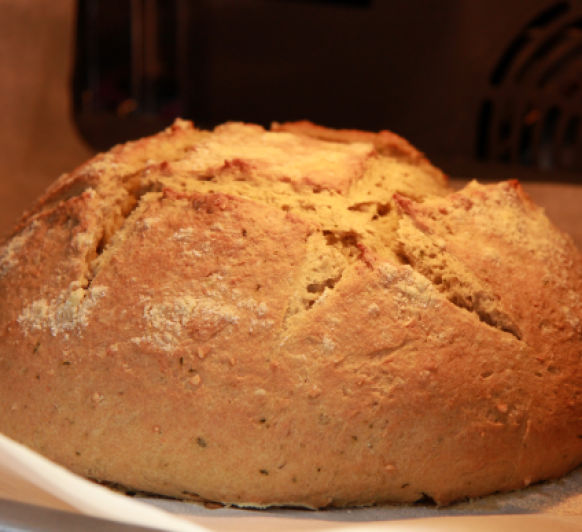 Pan al pesto