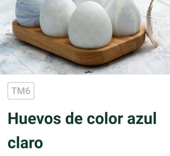 HUEVOS AZULES DE PASCUA CON Thermomix®