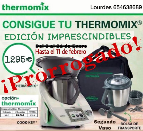 CONSIGUE TUS IMPRESCINDIBLES Thermomix®